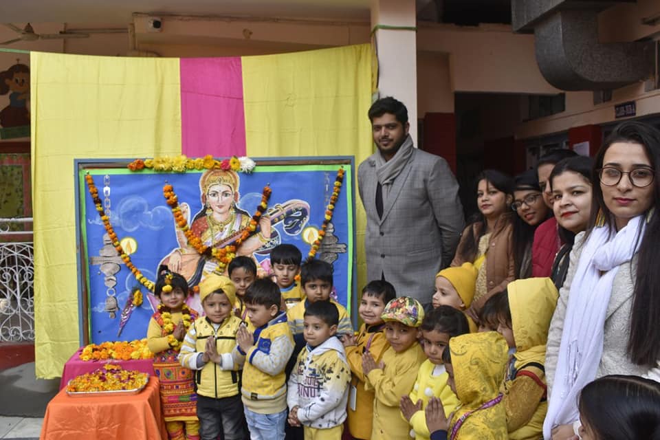 Basant Panchmi Celebrations In Little Flowers Public School