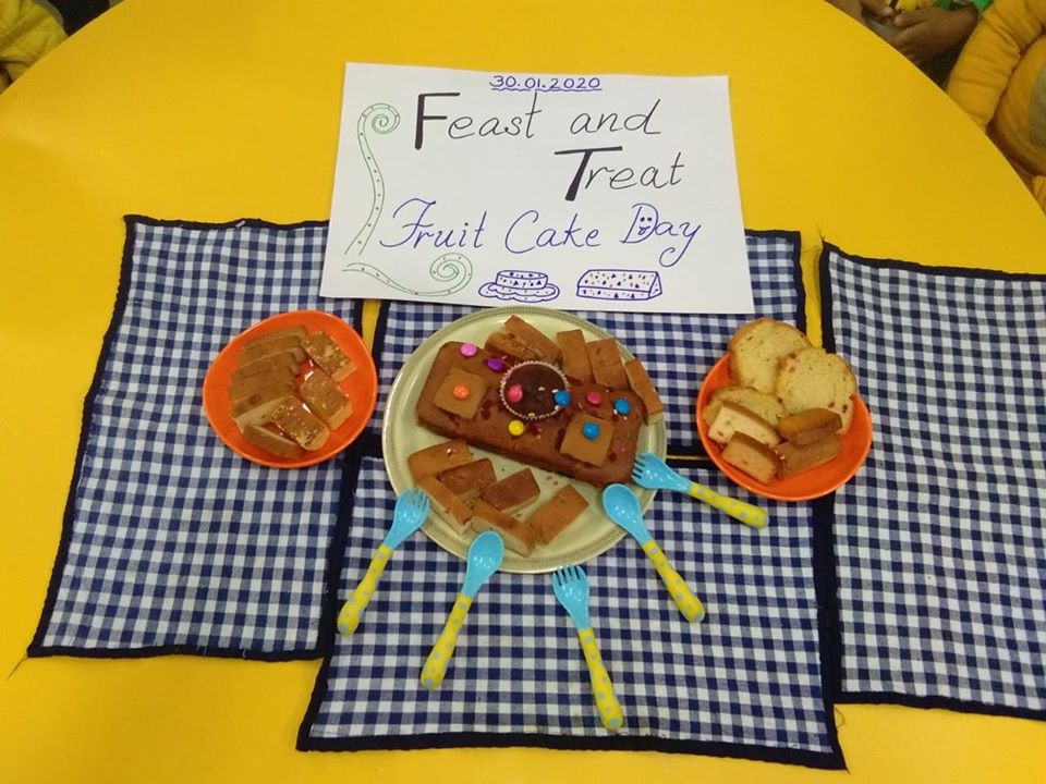 GBN Sr Sec School has Celebrated “Fruit Cake Day” for the Tiny tots
