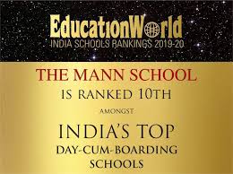 The Mann School is Ranked 10th India’s Top Day Cum Boarding Schools
