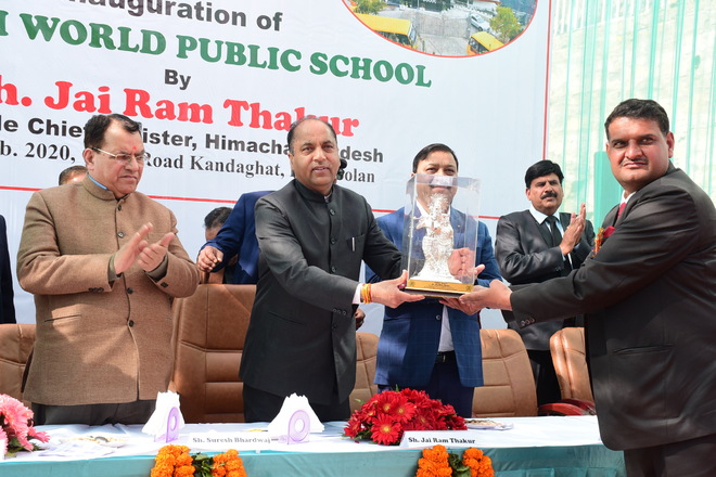 CM opens school in Kandaghat…