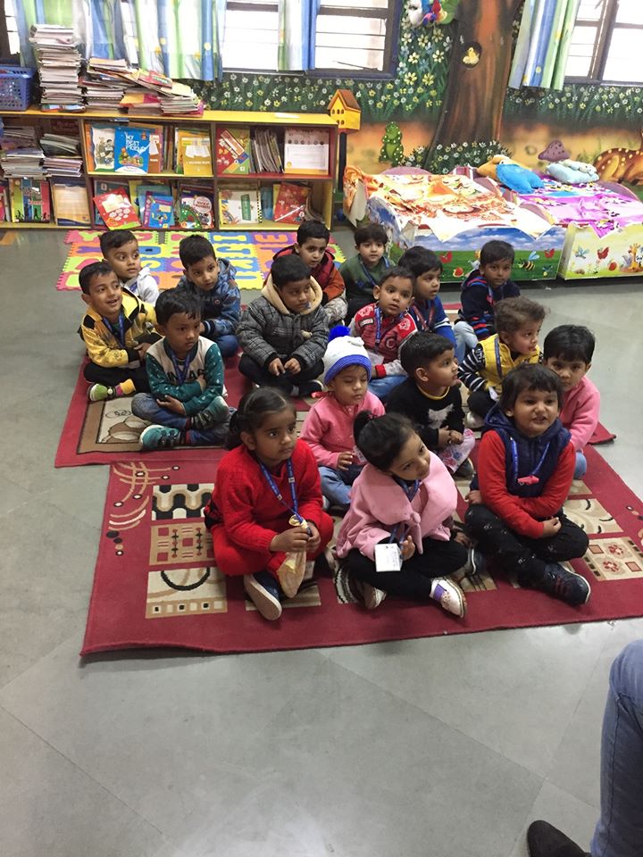 Celebrating the Read Aloud Day with the Pre-nursery to kinder Garten kids