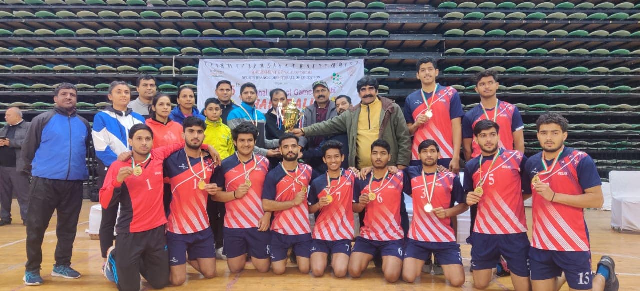 Arindam Joon of Ryan International School, Sector 25 rohini, has won the gold medal in Under -19 School National Handball Team Delhi