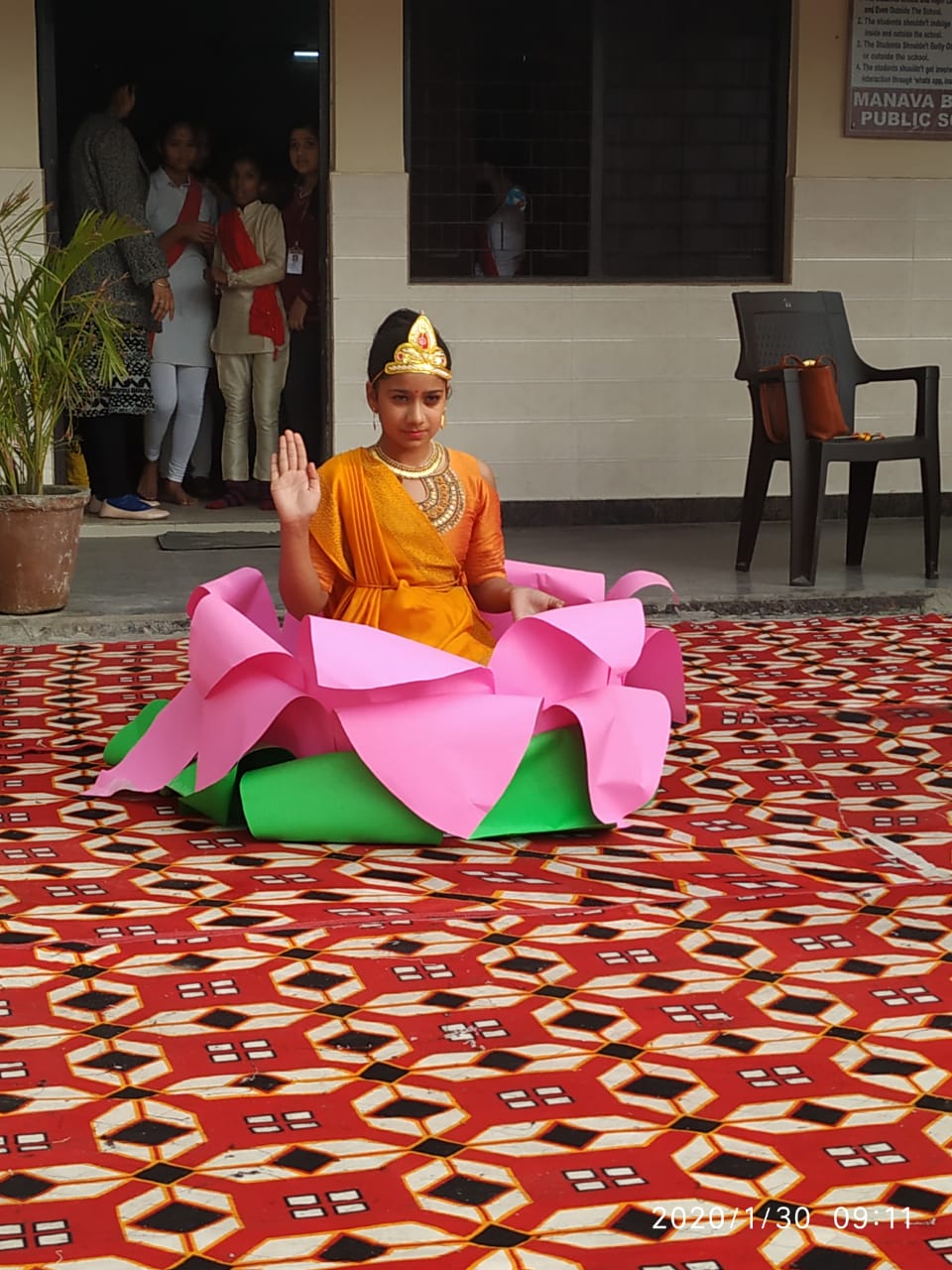 Come See the Softer Side of Saraswati Pooja Celebrations at Manava Bhawna Public School