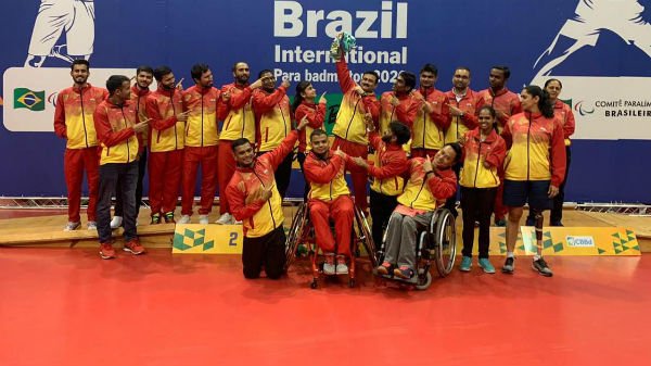 India won 11 medals at the Brazil Para Badminton International Championships
