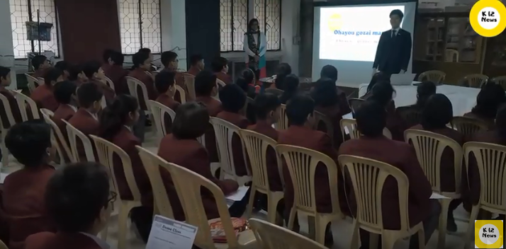 Workshop of Japanese Language at Ramjas School R K Puram New Delhi Organised by K12News