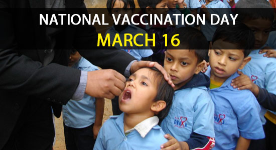 National Vaccination Day — 16th March’2020