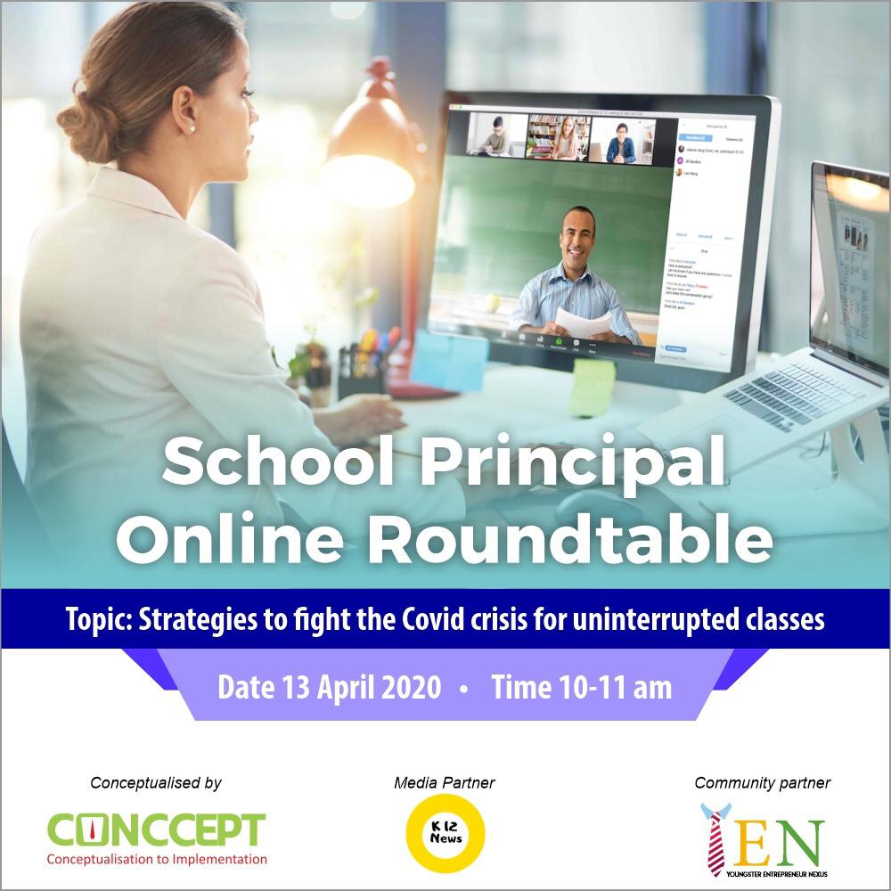 Conccept Kicks Off the Virtual Round table for School Principals