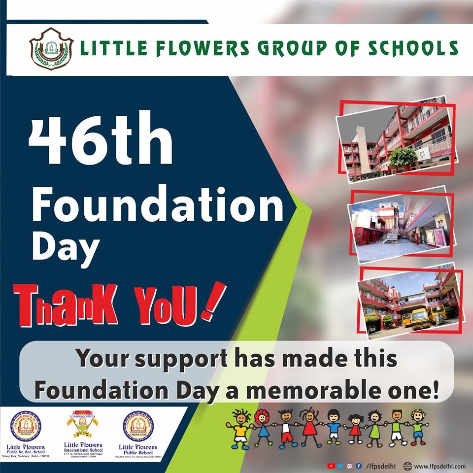 Little Flowers Group of Schools adds virtual wings to the celebration of 46th Foundation Day
