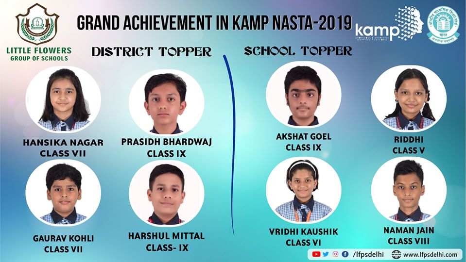 Result of Kamp Nasta 2019 – Little Flowers Group Of Schools