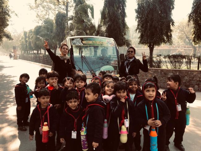 Educational trip to National Zoological Park on 17.02.2020 by pre primary Ramjas School RK Puram