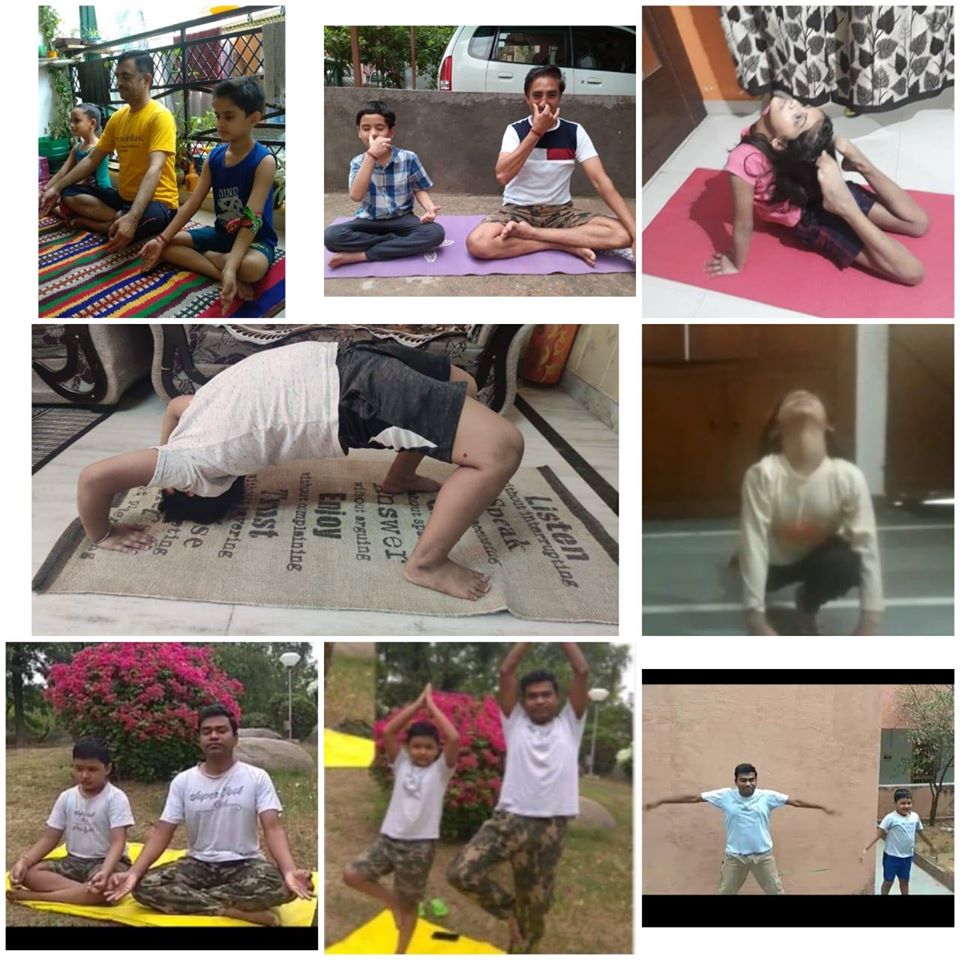 Digital Celebration of International Yoga Day : Ramjas School, RK Puram