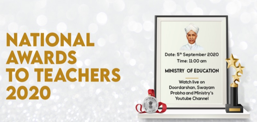 National Awards To Teachers 2020 to Be Live on Doordarshan YouTube Channel