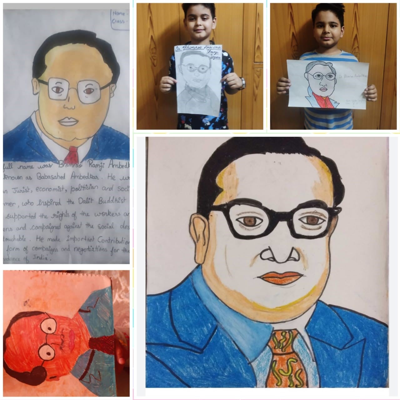 VIRTUAL ANNIVERSARY CELEBRATIONS OF Dr B R AMBEDKAR at Ramjas School RK Puram Delhi
