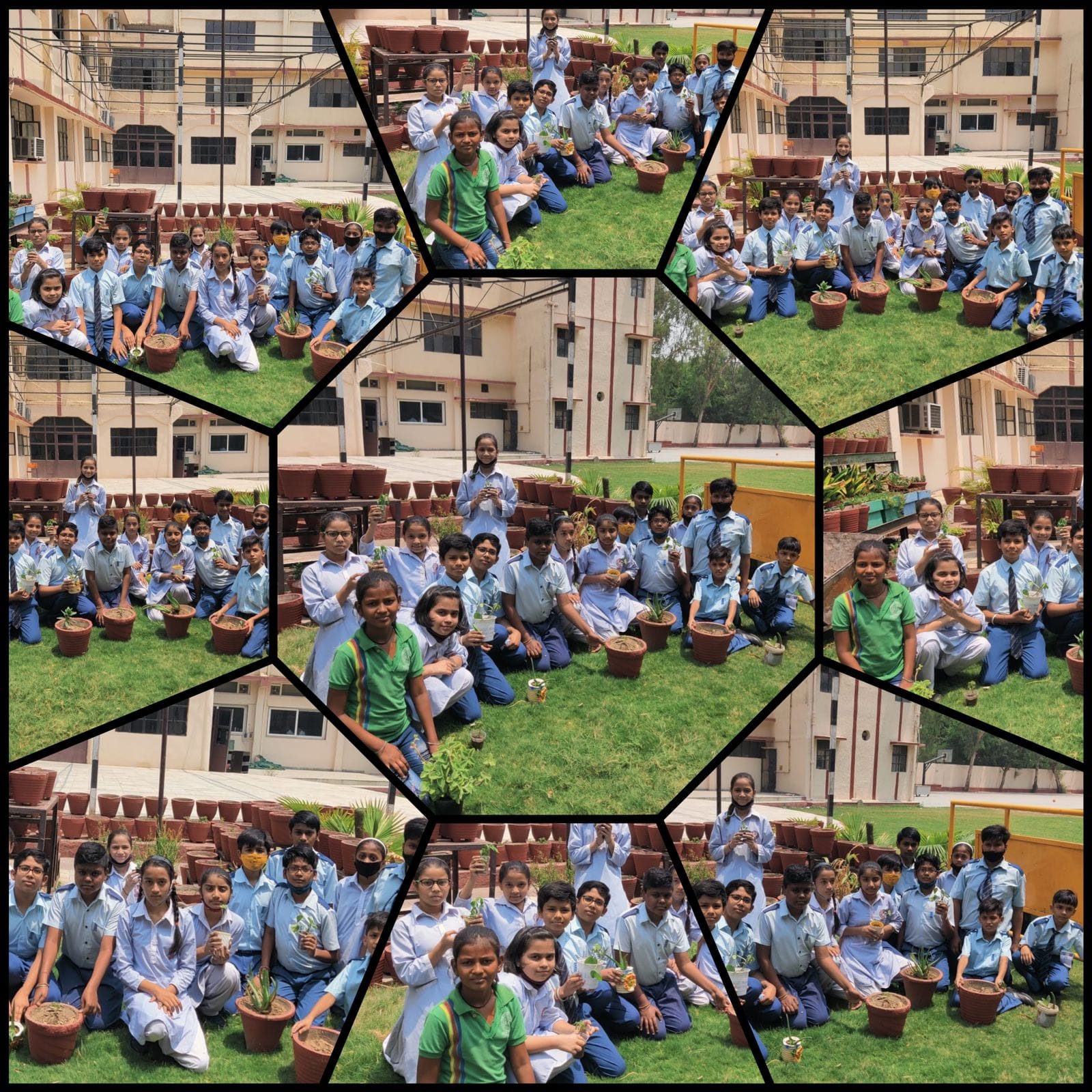 Tree plantation drives are organised in Remal Public School to raise awareness among students about the need of preserving our ecosystem and ecology.