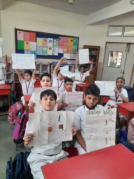 At DAV Public School, Sector 14, Gurugram, class V children showed their knowledge of the various stories offered by the ‘CBSE Reading Mission’ programme.