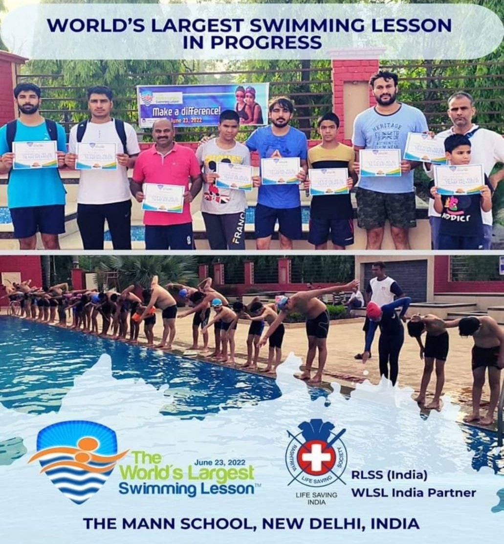 The Mann School participated in the 13th Annual World’s Largest Swimming Lesson (WLSL) 