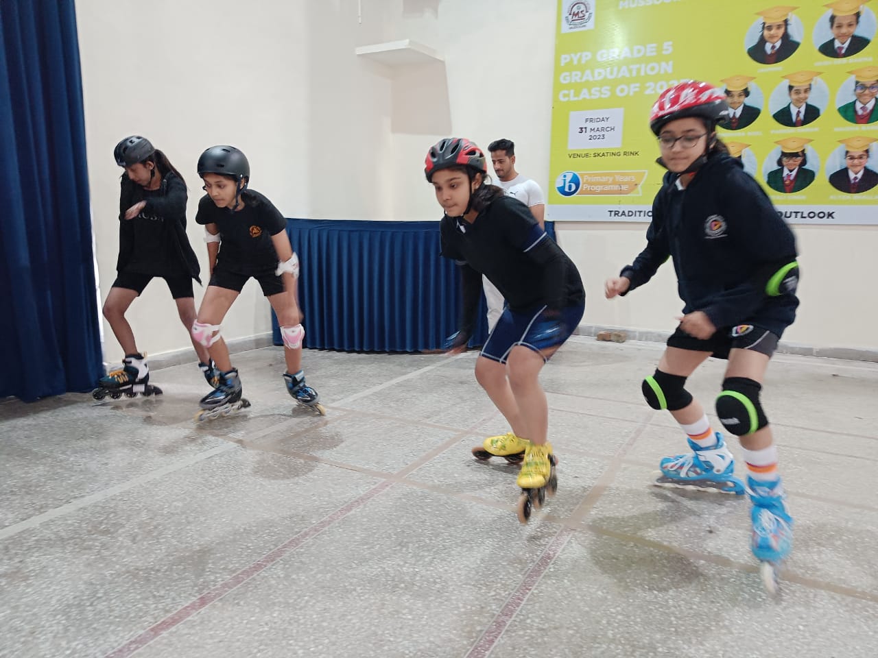 Mussoorie International School recently hosted an inter school skating competition successfully