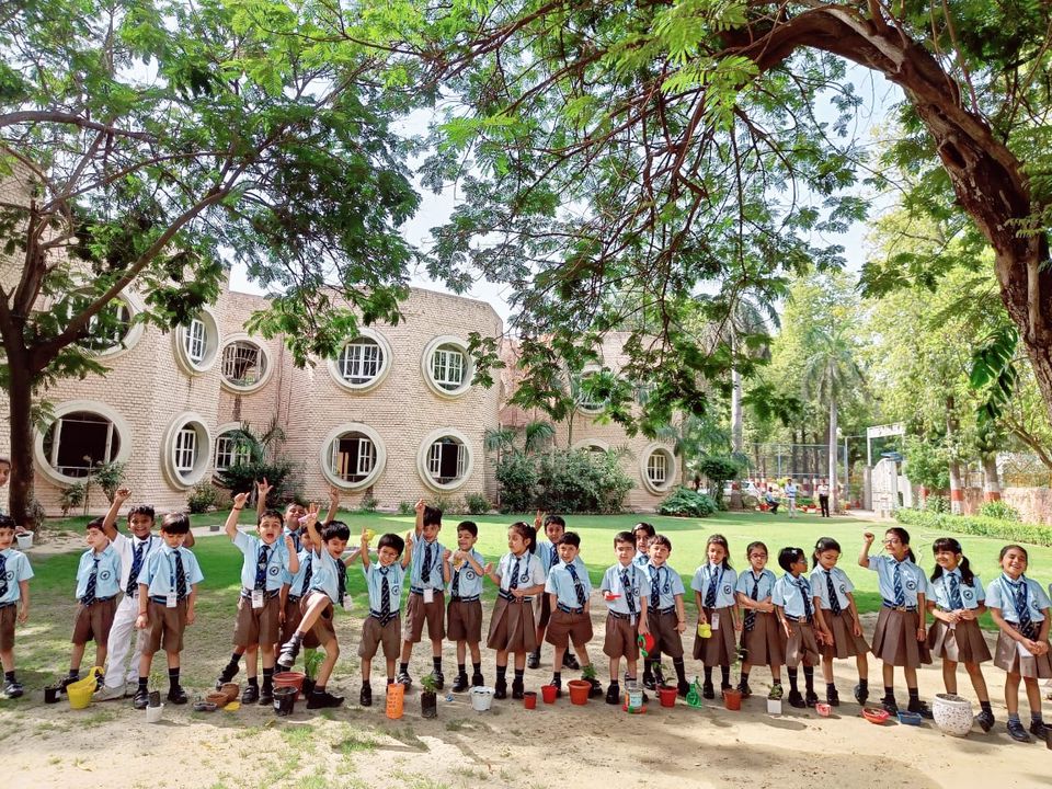 Earth Day was celebrated by the students of Apeejay School Primary Wing Faridabad, to support environmental protection