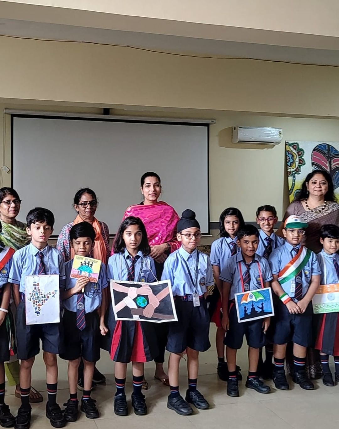 “Ramjas International School, R.K. Puram’s Young Poets Shine in Inter House English Recitation Competition 2023-24.