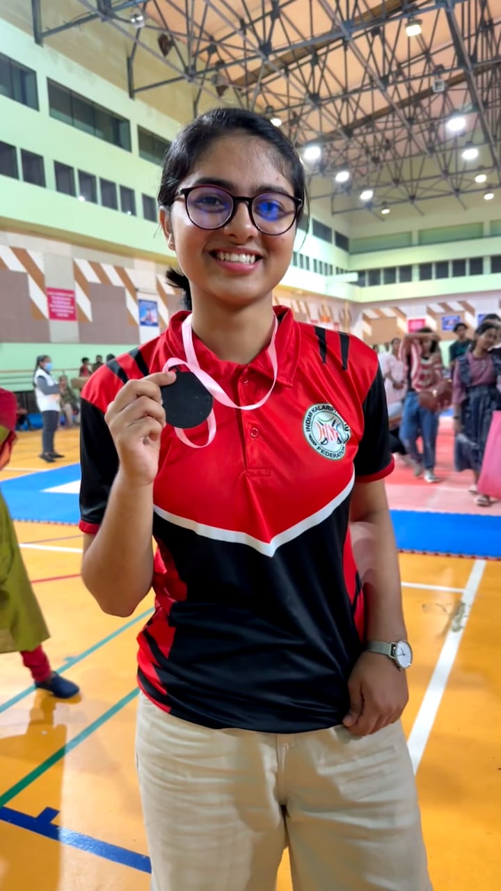 “Ramjas International School’s Jyothika Mattummal Wins Bronze in Meypayattu at National Kalaripayattu Championships”