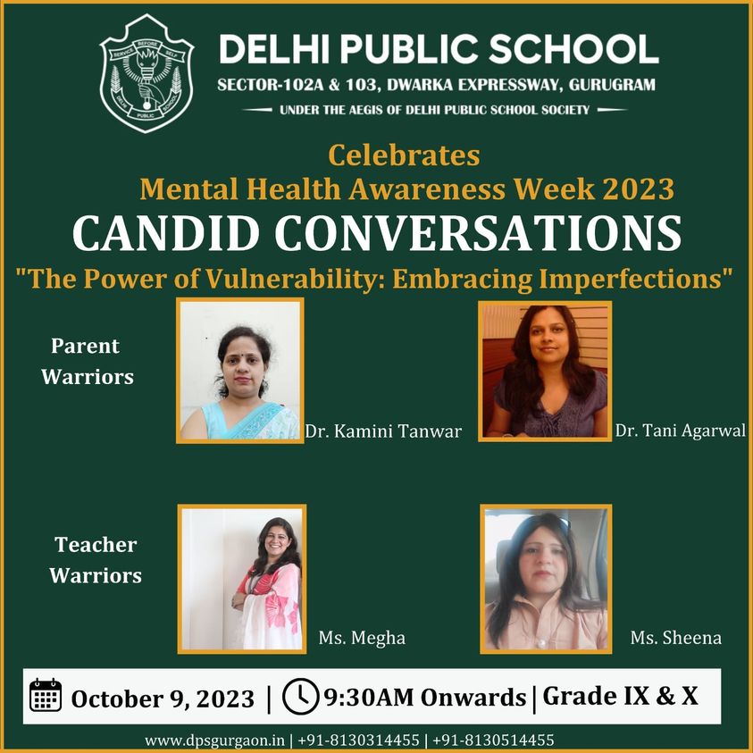“DPS Dwarka Expressway Celebrates Mental Health Awareness Week 2023.