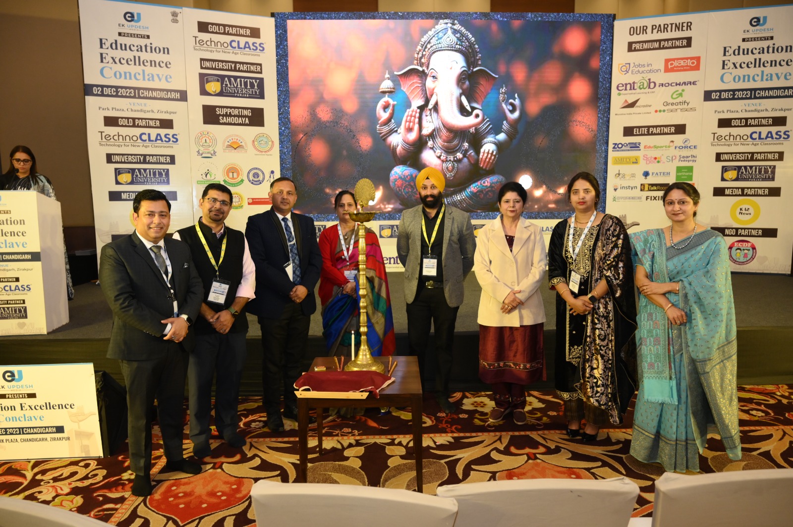 The ‘Education Excellence Conclave’ was held on 2nd Dec 2023 at the Park Plaza, Zirakpur, Chandigarh, and was organised by EK UPDESH Media