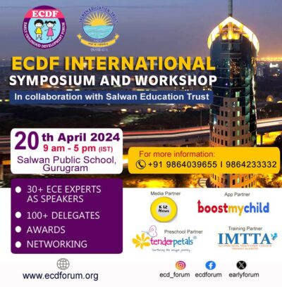 ECDF is organizing a Global Symposium and Workshop in collaboration with Salwan Education Trust at Salwan Public School, Sector 15, Gurugram